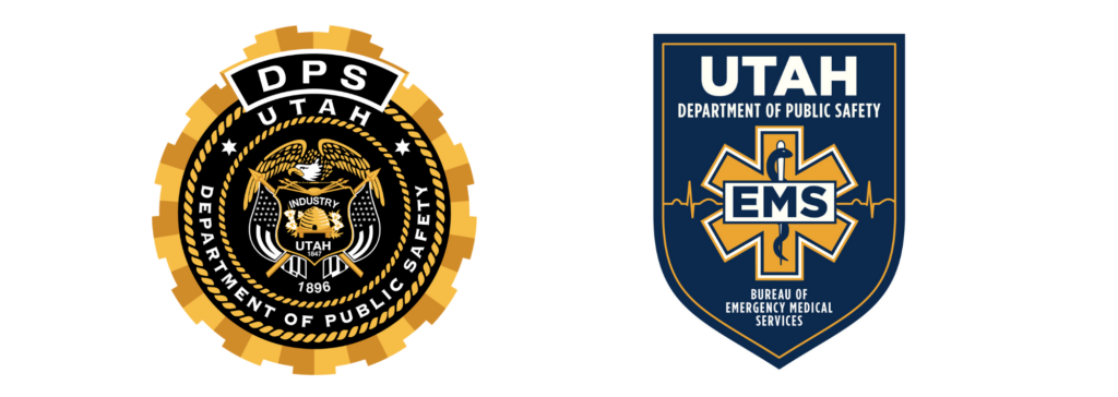 Banner image with Utah Department of Public Safety logo and Bureau of EMS logo